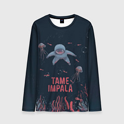 Мужской лонгслив Tame impala under water