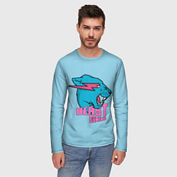 Лонгслив мужской Mr Beast Gaming Full Print, цвет: 3D-принт — фото 2
