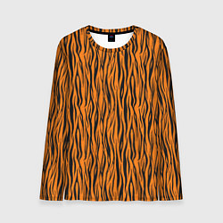Лонгслив мужской Тигровые Полосы, цвет: 3D-принт