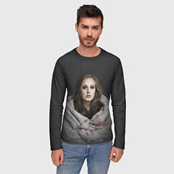 Лонгслив мужской Фото Адель, цвет: 3D-принт — фото 2