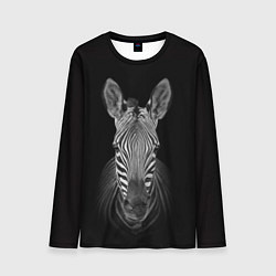 Мужской лонгслив Зебраzebra