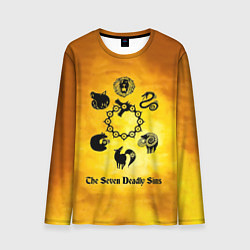 Лонгслив мужской Все 7 смертных грехов, цвет: 3D-принт