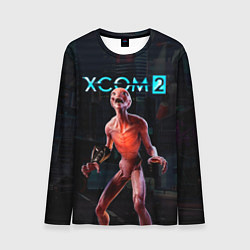 Лонгслив мужской XCOM пришелец, цвет: 3D-принт