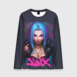 Лонгслив мужской League Of Legends ARCANE JINX, цвет: 3D-принт