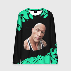 Лонгслив мужской BUBBLE KVASS - СКАЛА Краски, цвет: 3D-принт