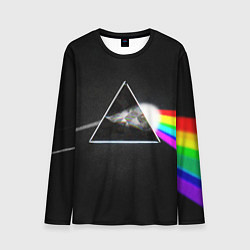 Лонгслив мужской PINK FLOYD - ПИНК ФЛОЙД ГЛИТЧ, цвет: 3D-принт
