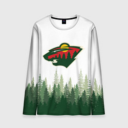 Мужской лонгслив Minnesota Wild, Миннесота Уайлд Лес