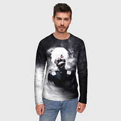 Лонгслив мужской Токийский Гуль в Дыму Tokyo Ghoul Smoke, цвет: 3D-принт — фото 2