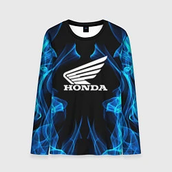 Лонгслив мужской Honda Fire, цвет: 3D-принт
