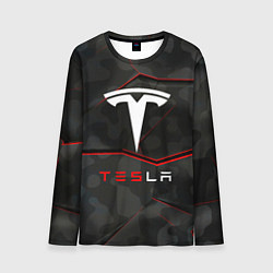 Мужской лонгслив Tesla Sport Logo