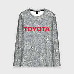 Лонгслив мужской TOYOTA PATTERN LOGO Z, цвет: 3D-принт