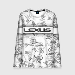 Мужской лонгслив LEXUS BIG EMBLEMA PATTERN