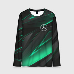 Лонгслив мужской MERCEDES-BENZ AMG NEON STRIPES PETRONAS, цвет: 3D-принт