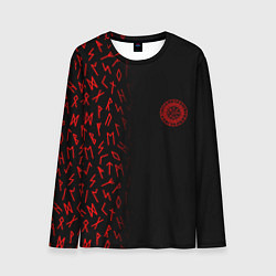 Мужской лонгслив Вегвизир Half runes pattern