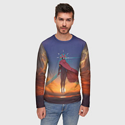 Лонгслив мужской Босс Провидец, цвет: 3D-принт — фото 2