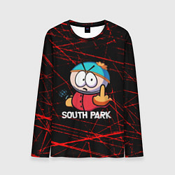 Лонгслив мужской Мультфильм Южный парк Эрик South Park, цвет: 3D-принт
