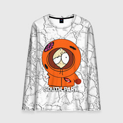 Лонгслив мужской Мультфильм Южный парк Кенни South Park, цвет: 3D-принт