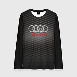 Лонгслив мужской Audi карбон, цвет: 3D-принт