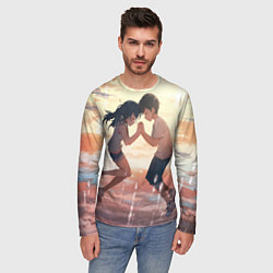 Лонгслив мужской Хина и Ходака, цвет: 3D-принт — фото 2