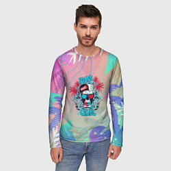 Лонгслив мужской Черепальма, цвет: 3D-принт — фото 2