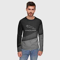 Лонгслив мужской JAGUR оттенки серого, цвет: 3D-принт — фото 2