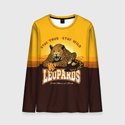 Лонгслив мужской LEOPARDS, цвет: 3D-принт