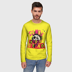Лонгслив мужской Punks Not Dead - Панки Хой!, цвет: 3D-принт — фото 2