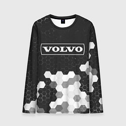 Лонгслив мужской VOLVO - Соты, цвет: 3D-принт