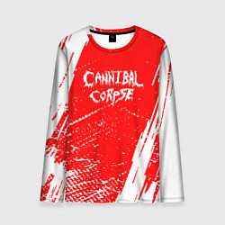 Лонгслив мужской Cannibal corpse труп каннибала, цвет: 3D-принт