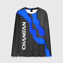 Лонгслив мужской ЧАНГАН - CHANGAN БРОНЯ СИНЯЯ, цвет: 3D-принт