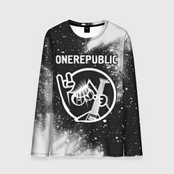 Лонгслив мужской OneRepublic - КОТ - Краска, цвет: 3D-принт