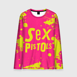 Мужской лонгслив Sex Pistols Yellow Logo