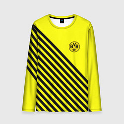 Лонгслив мужской Borussia черные полосы, цвет: 3D-принт