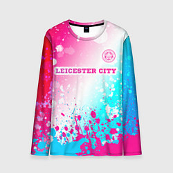 Мужской лонгслив Leicester City Neon Gradient