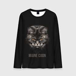 Мужской лонгслив Maine coon - кот