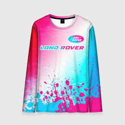Лонгслив мужской Land Rover Neon Gradient, цвет: 3D-принт