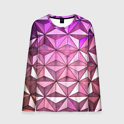Лонгслив мужской Треугольная стена, цвет: 3D-принт