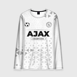 Лонгслив мужской Ajax Champions Униформа, цвет: 3D-принт