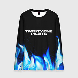 Мужской лонгслив Twenty One Pilots Blue Fire