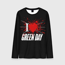 Мужской лонгслив Green Day Сердце