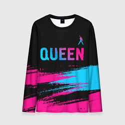 Мужской лонгслив Queen Neon Gradient