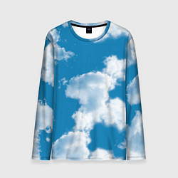 Лонгслив мужской Небо в облаках, цвет: 3D-принт