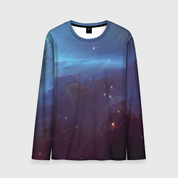 Мужской лонгслив Космический дым