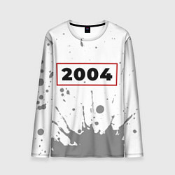 Мужской лонгслив 2004 - в красной рамке на светлом