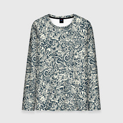 Лонгслив мужской Дудл иллюстрация любовь, цвет: 3D-принт