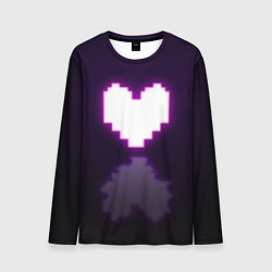 Мужской лонгслив Undertale heart neon