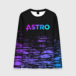 Лонгслив мужской Astro -градиент, цвет: 3D-принт