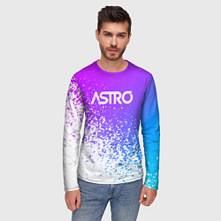 Лонгслив мужской Astro neon, цвет: 3D-принт — фото 2