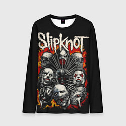 Лонгслив мужской Slipknot - artists, цвет: 3D-принт