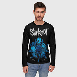 Лонгслив мужской Slipknot - pentagram, цвет: 3D-принт — фото 2